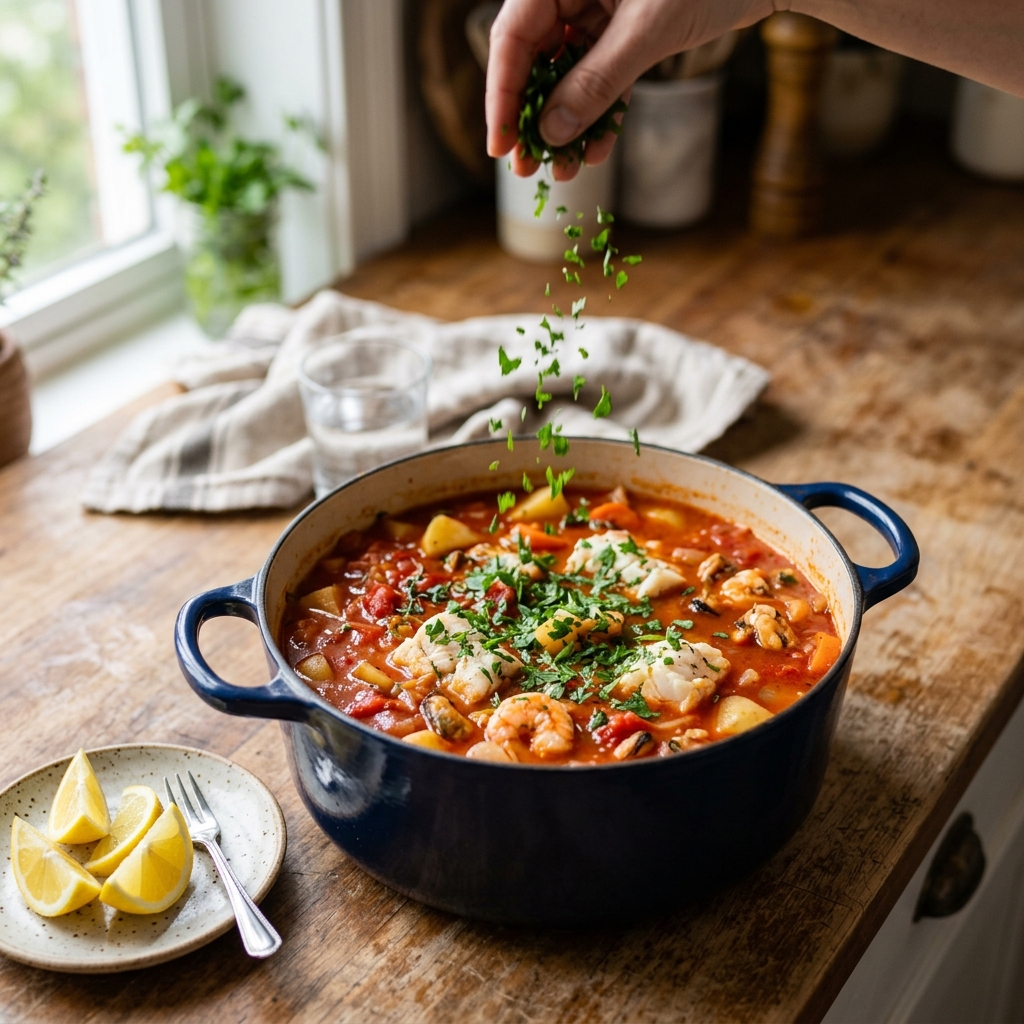 Finish with Parsley and Lemon