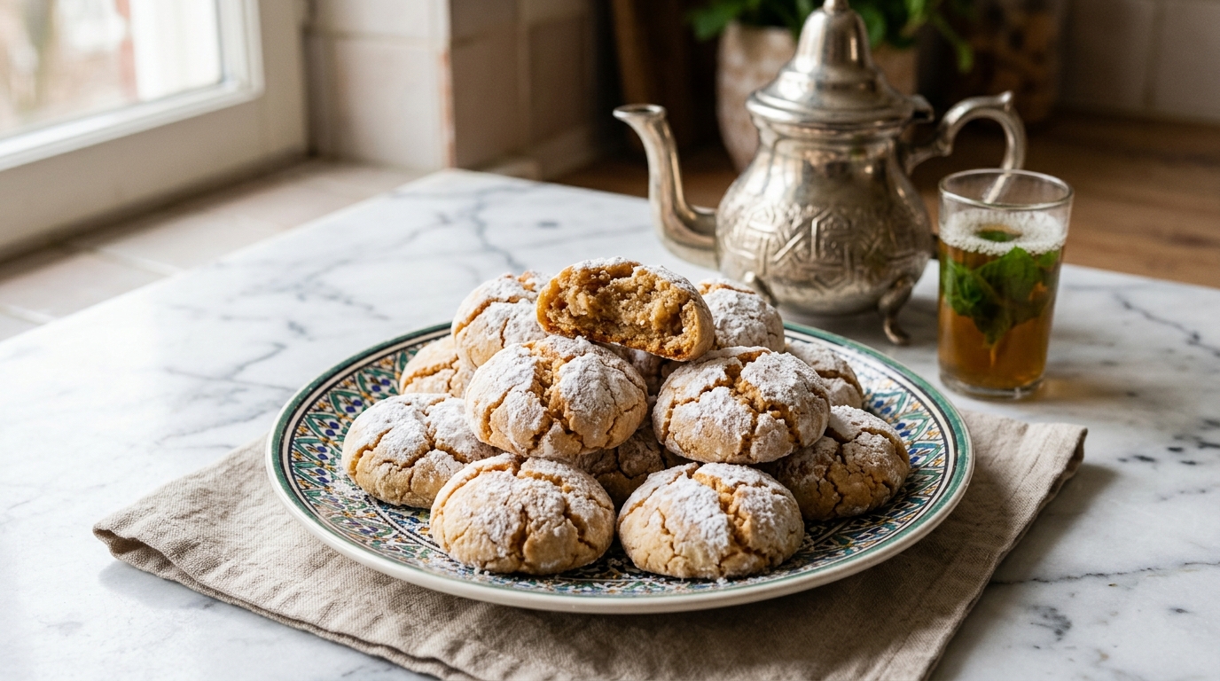 AraBe Recipes free e-book preview: Moroccan almond cookies