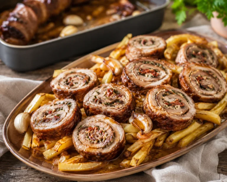 Beef Roulade with Spiced Stuffing, Algerian Style