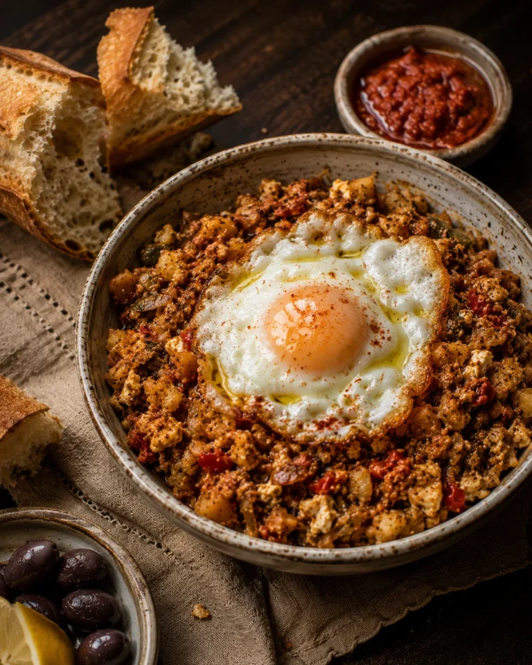 Kaftaji: Tunisian Fried Vegetables with Egg